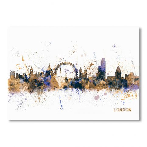 Plakát Americanflat London Skyline, 60 x 42 cm - Bonami.cz