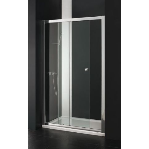 Master B2 sprchové dveře do niky zasouvací 116-120 cm, výplň sklo - čiré - Aquakoupelna.cz