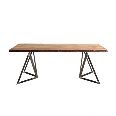 Jídelní stůl s deskou z borovicového dřeva Custom Form Sherwood, 180 x 90 cm - Bonami.cz