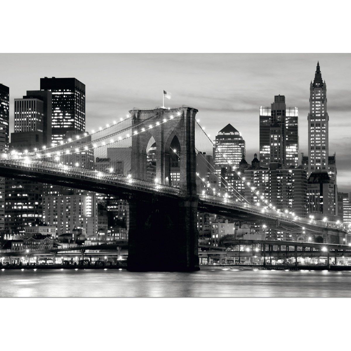 AG Art Fototapeta XXL Panorama Manhattanu 360 x 270 cm, 4 díly - 4home.cz