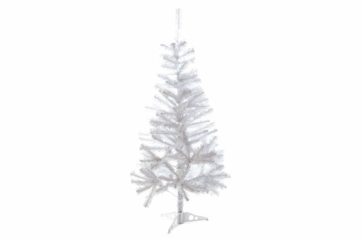 Nexos  32993 Umělý vánoční strom s třpytivým efektem - 120 cm, bílý - Kokiskashop.cz