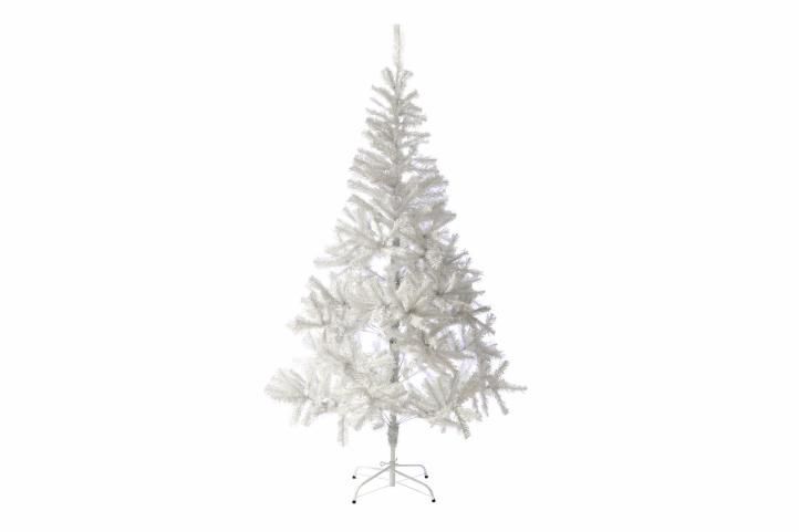 Nexos Umělý vánoční strom s třpytivým efektem - 180 cm, bílý - Kokiskashop.cz
