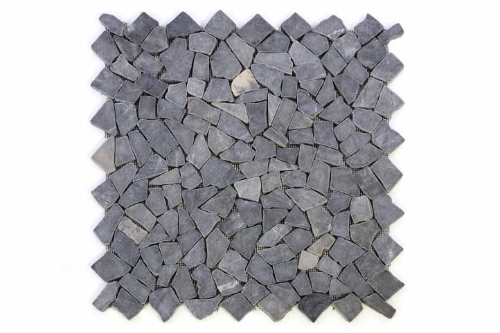 Divero Garth Mramorová mozaika šedá obklady 1 m² - 55,5 x 55,5 cm - Kokiskashop.cz