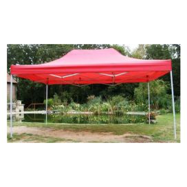 Tradgard CLASSIC Zahradní párty stan nůžkový - 3 x 4,5 m červený