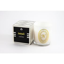 Arôme Svíčka s písmenky Vanilka 200g - N