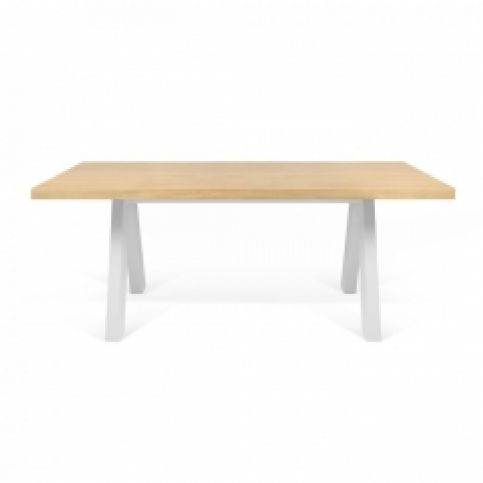 TH Jídelní stůl ALTOS 200 cm (dub-bílá)  - Design4life