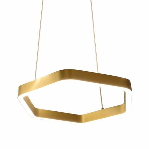 Závěsné světlo Malgra 60 cm, kov, zlatá kh:2574 Culty Gold - Designovynabytek.cz