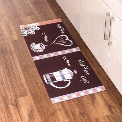 Kuchyňský kobereček Cafe, 46 x 120 cm - Velký Košík