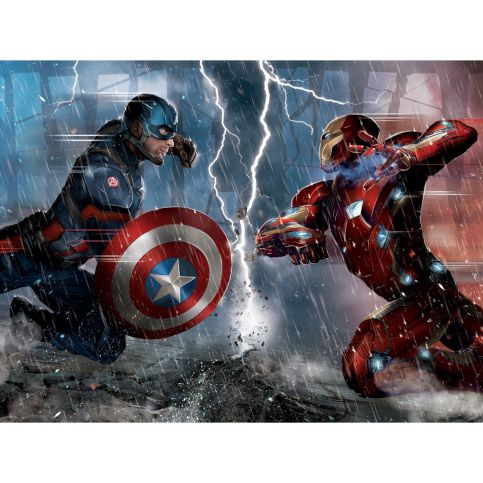 AG Art Dětská fototapeta XXL Captain America a Iron Man 360 x 270 cm, 4 díly  - 4home.cz