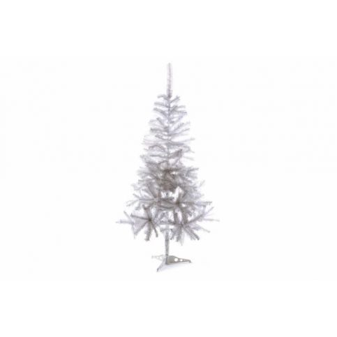 OEM D32995 Umělý vánoční strom s třpytivým efektem - 150 cm, bílý - T-zboží.cz