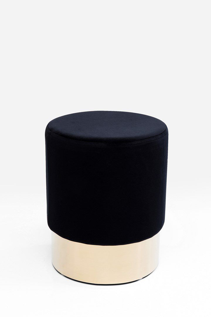 Černá stolička Kare Design Cherry, ∅ 35 cm - KARE