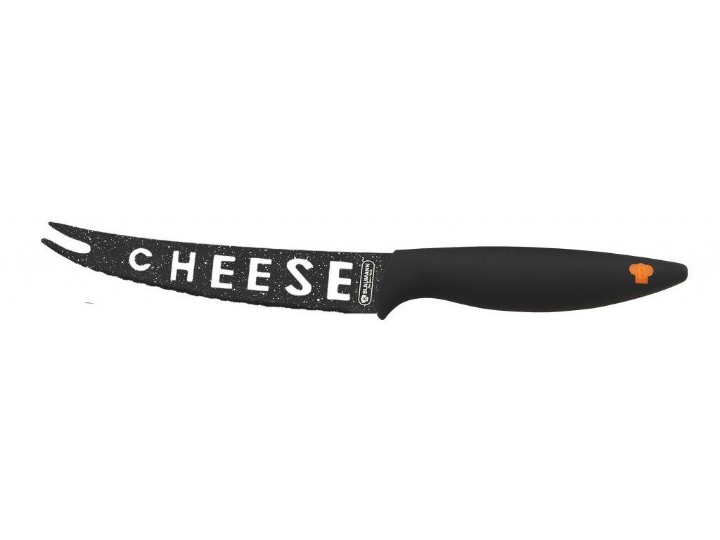 Nůž na sýr, čepel 12,5 cm - černý, BL-2061 - Home-point.cz