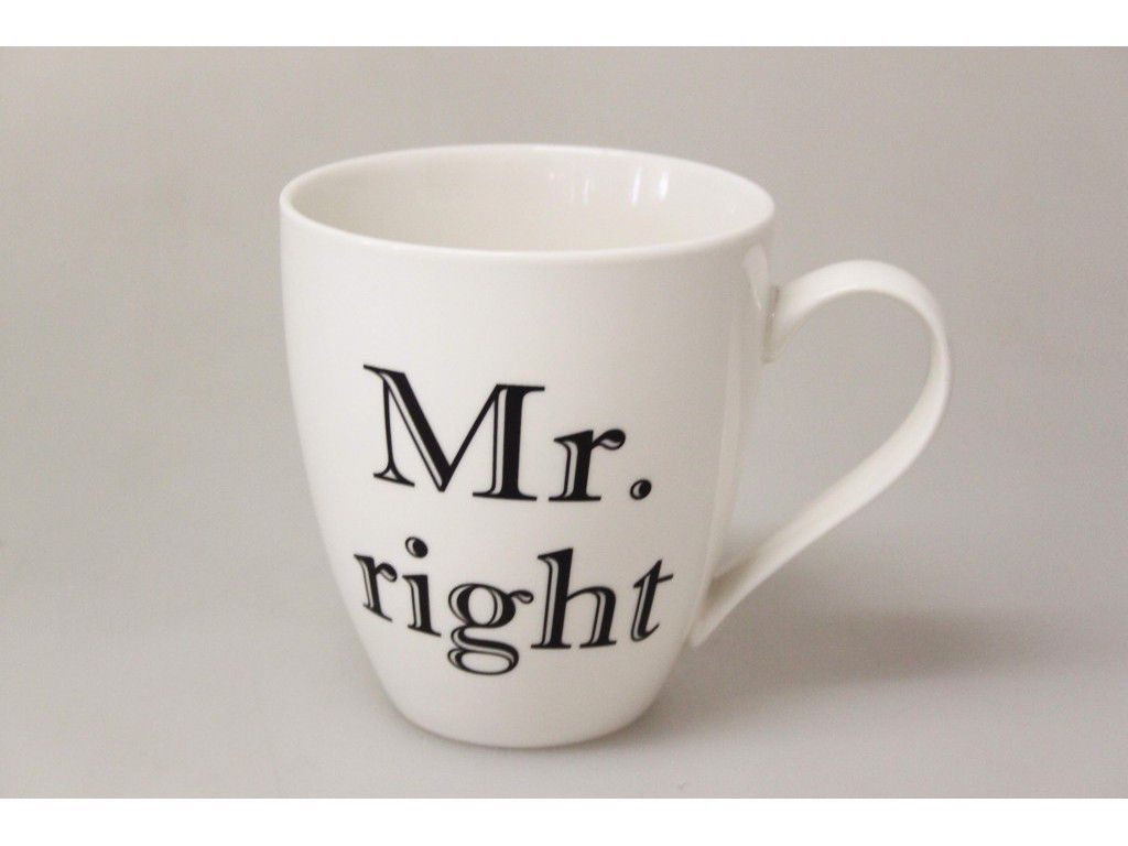 PROHOME - Hrnek Mr. Right, Mrs. always right 610ml - Home-point.cz