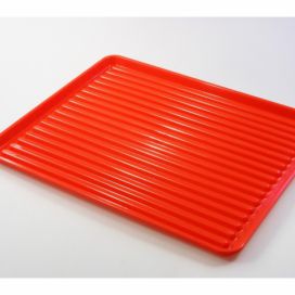 ALFA PLASTIK - Odkapávač na nádobí UH 50x40cm červený