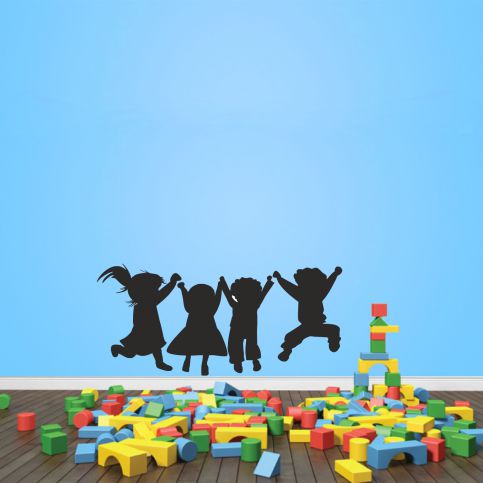 Samolepka na zeď - Děti (60x27 cm) - PopyDesign - Popydesign