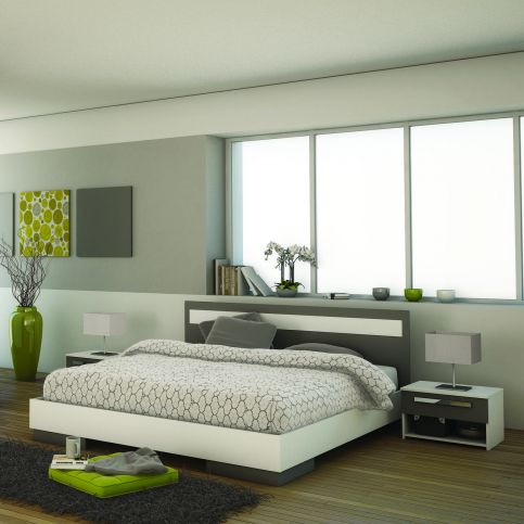 Moderní manželská postel 160x200 Effy - Nábytek aldo - NE