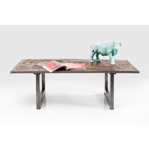 Konferenční stolek z recyklovaného dřeva Kare Design Storm, 140 x 70 cm - Bonami.cz