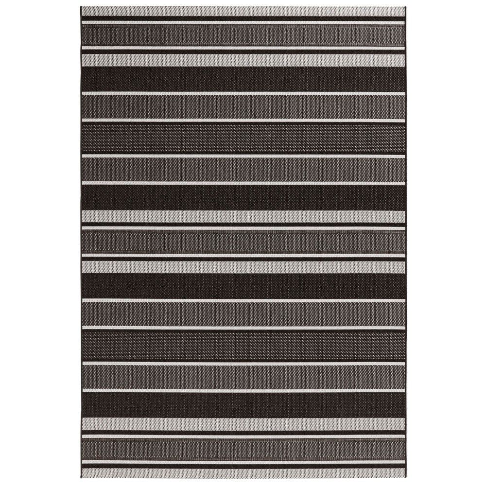 Černý venkovní koberec NORTHRUGS Strap, 200 x 290 cm - Bonami.cz