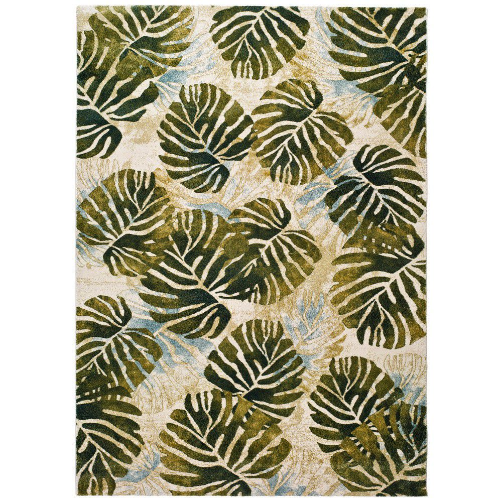 Zeleno-béžový koberec Universal Tropics Multi, 120 x 170 cm - Bonami.cz