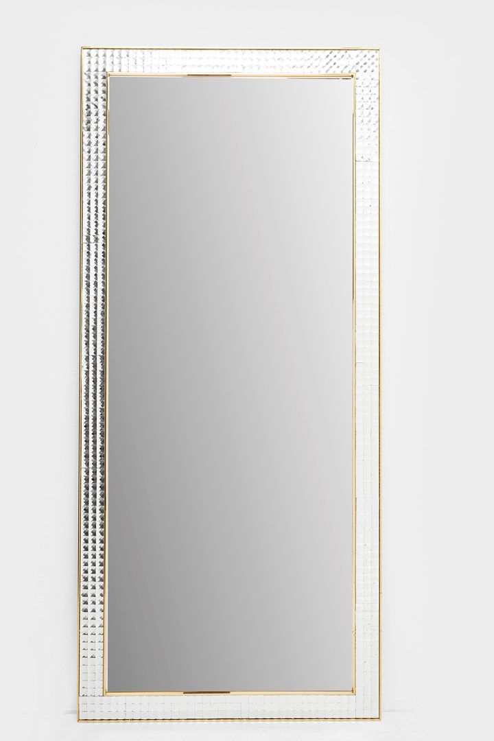 Nástěnné zrcadlo Kare Design Crystals Gold, 180 x 80 cm - Bonami.cz