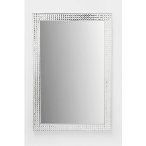 Nástěnné zrcadlo Kare Design Crystals White, 80 x 60 cm - Bonami.cz