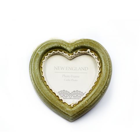 fotorámeček srdce | Zelený - JCandles