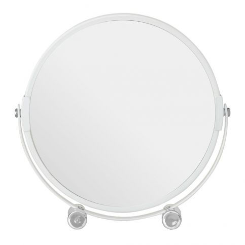 Bílé oboustranné kosmetické zrcadlo Premier Housewares Magnifying , 18 x 19 cm - Bonami.cz