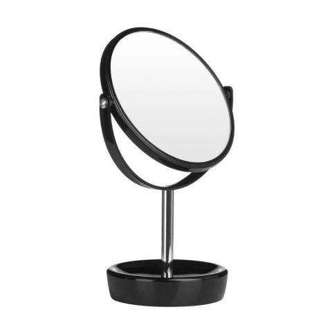 Černé kosmetické zrcadlo Premier Housewares Magnify, 20 x 30 cm - Bonami.cz