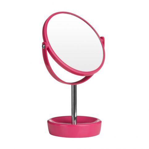 Růžové kosmetické zrcadlo Premier Housewares Magnify, 20 x 30 cm - Bonami.cz