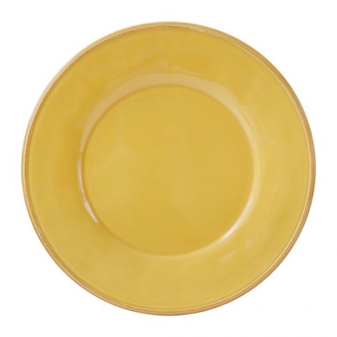 Žlutý kameninový talíř Côté Table Const, ⌀ 28,5 cm - Bonami.cz