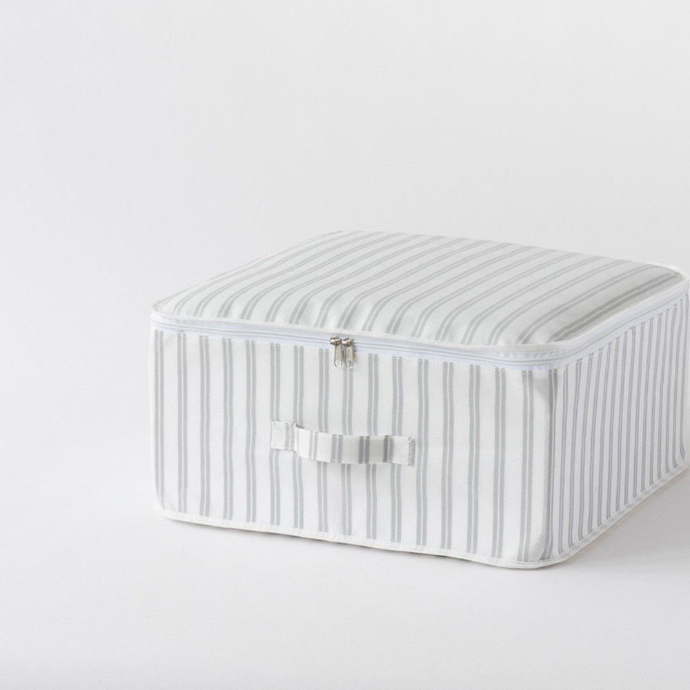 Béžový úložný box Compactor Stripes, 45 x 46 cm - Bonami.cz
