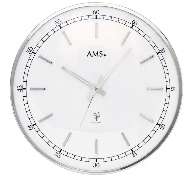 Designové nástěnné hodiny 5608 AMS řízené rádiovým signálem 40cm - NP-DESIGN, s.r.o.