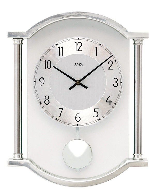 Designové nástěnné kyvadlové hodiny 7448 AMS 33cm - FORLIVING