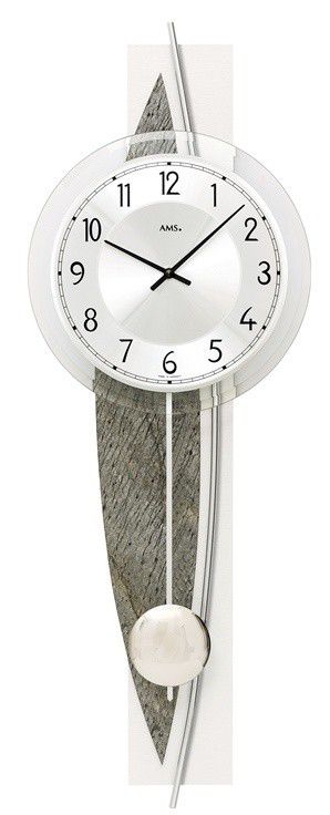 Designové nástěnné kyvadlové hodiny 7456 AMS 67cm - FORLIVING