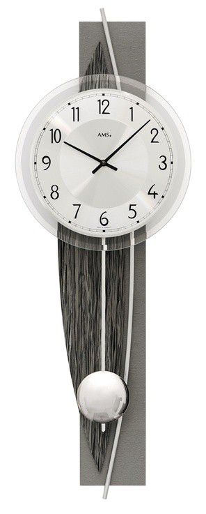 Designové nástěnné kyvadlové hodiny 7458 AMS 67cm - FORLIVING
