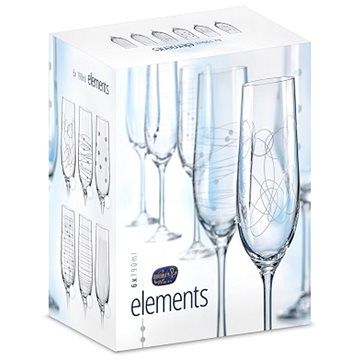 Crystalex na šampaňské 190ml 6ks ELEMENTS - alza.cz