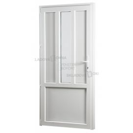 Skladova-okna Vedlejší vchodové dveře PREMIUM 319 levé 880 x 2080 mm bílá Skladová Okna