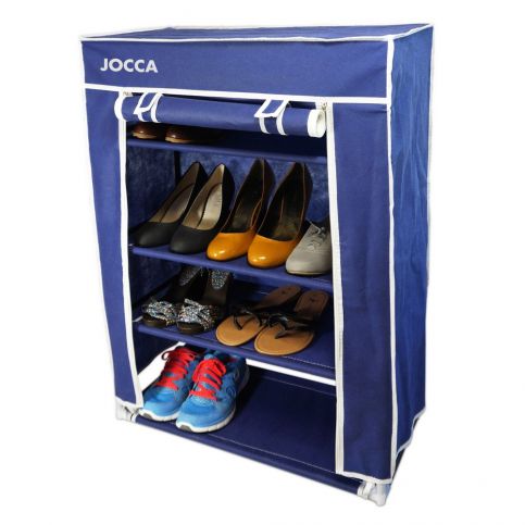 Modrý textilní úložný box na boty JOCCA, 80 x 60 cm - Bonami.cz
