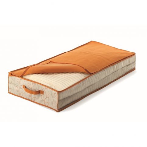 Oranžový úložný box pod postel Cosatto Bloom, šířka 50 cm - Bonami.cz