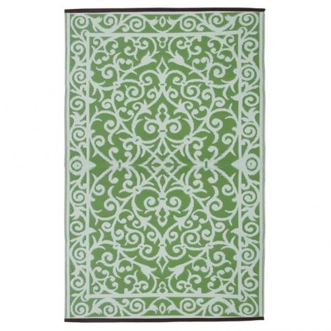Mátově zelený oboustranný venkovní koberec Green Decore Gala, 90 x 150 cm - Bonami.cz