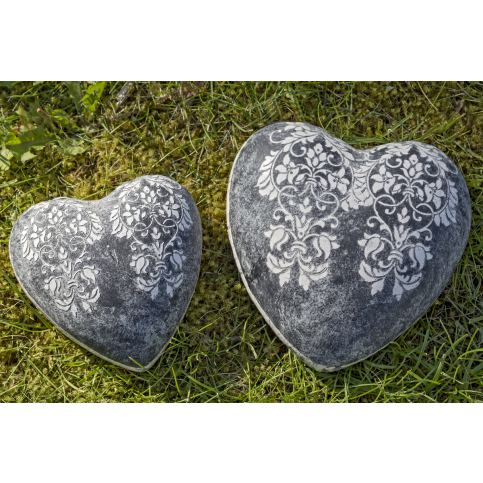 Dekorační keramické srdce Liana, ⌀ 11 cm - Velký Košík