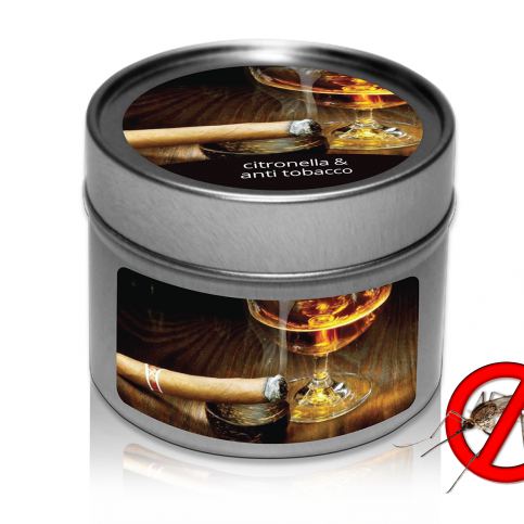 svíčka v plechovce | Citronella & Anti Tobacco - JCandles