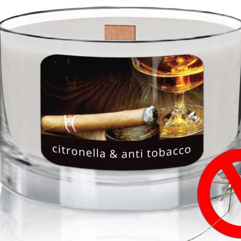 Svíčka Wood Wick | Citronella & Anti Tobacco - JCandles