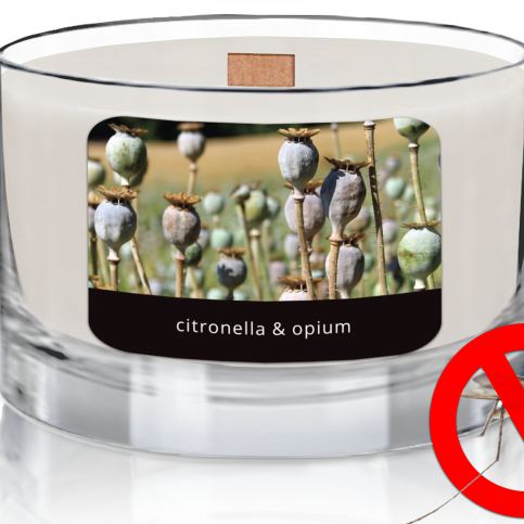 svíčka Wood Wick | Citronella & Opium - JCandles
