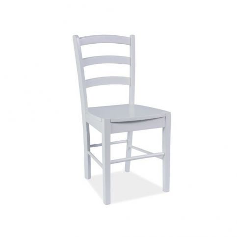 Bílá jídelní židle z kaučukového dřeva Signal Classic - Bonami.cz