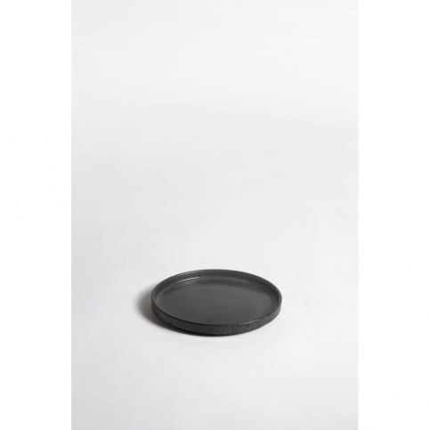 Keramický černý tác ComingB Assiette Granite Noir PM, ⌀ 16,5 cm - Bonami.cz