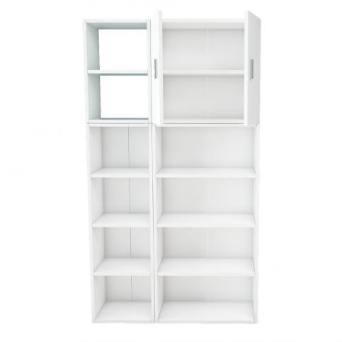 Bílá knihovna Magenta Home Pure Vertical, šířka 96,8 cm - Bonami.cz