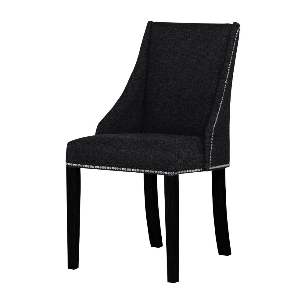 Černá židle s černými nohami z bukového dřeva Ted Lapidus Maison Patchouli - Bonami.cz