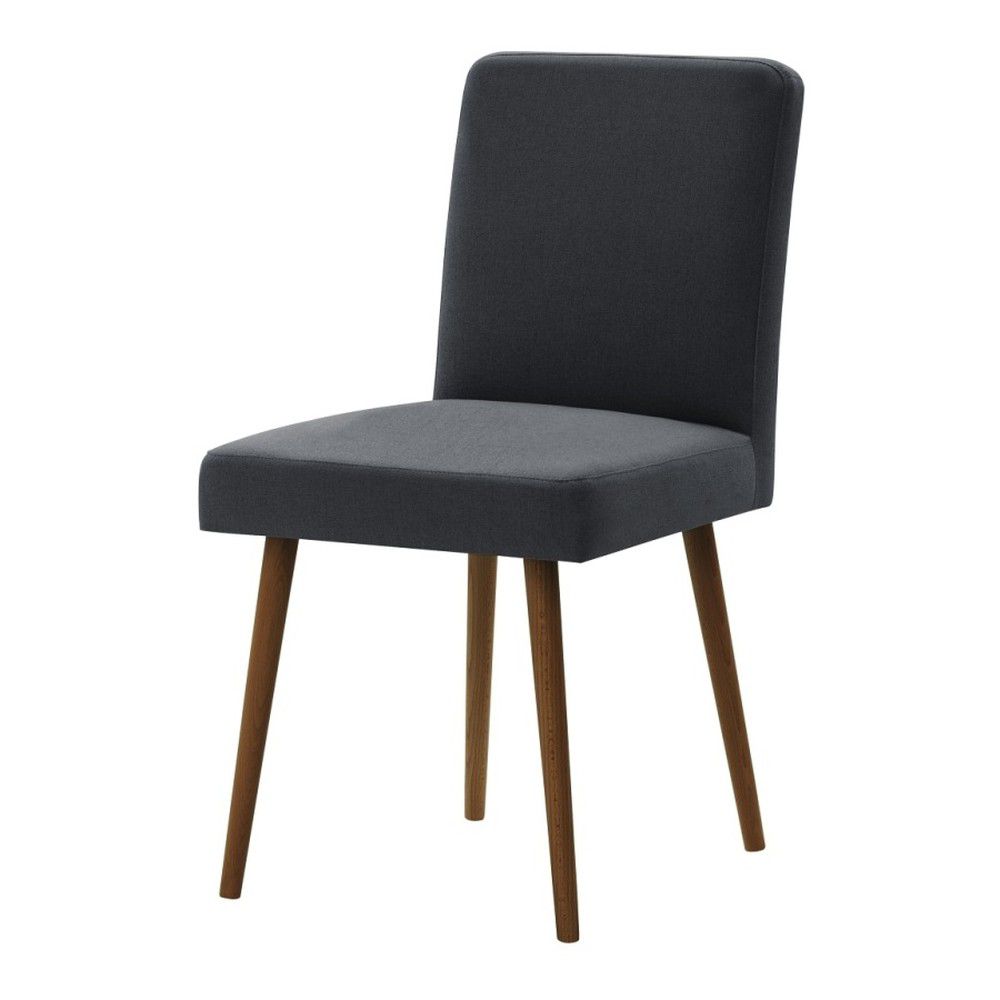 Antracitově šedá židle s tmavě hnědými nohami z bukového dřeva Ted Lapidus Maison Fragrance - Bonami.cz