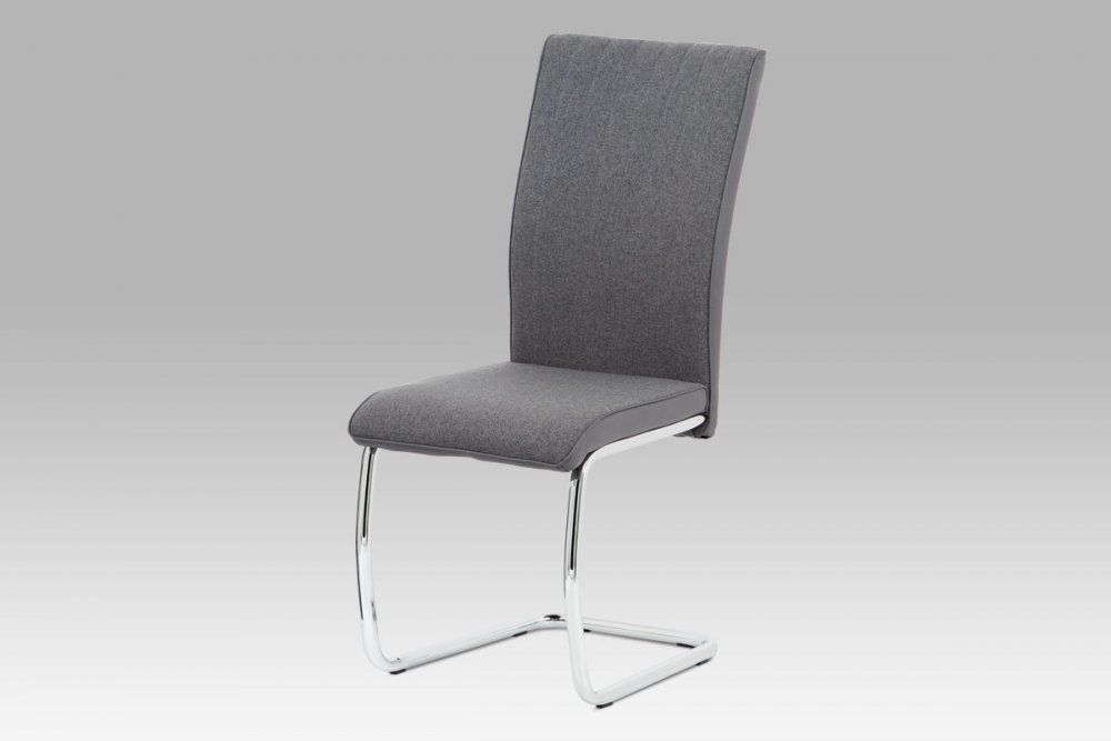 Jídelní židle DCL-455 látka / ekokůže / chrom Autronic - ATAN Nábytek